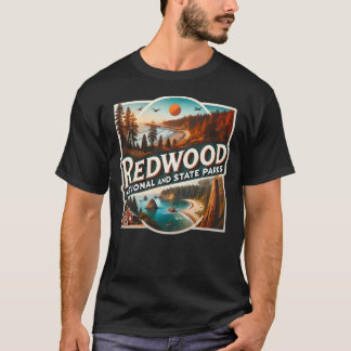 Redwood National och State Parker T Shirt