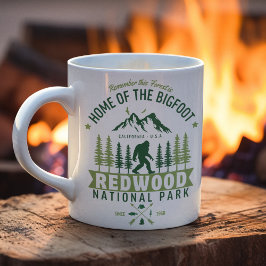 Redwood National Park California Est 1968 Kaffemugg