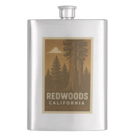 Redwood National Park California Flask Fickplunta