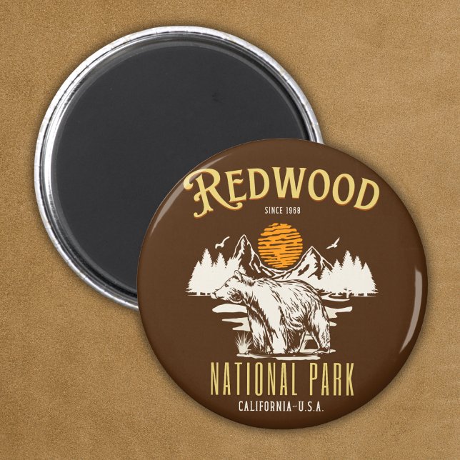Redwood National Park California Magnet (Skapare uppladdad)