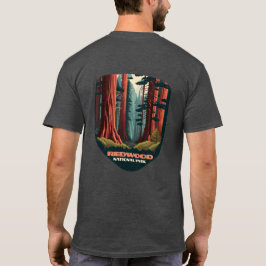 Redwood National Park California Träd T Shirt