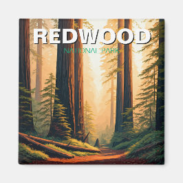 Redwood National Park California Travel Magnet