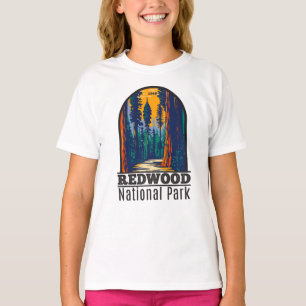 Redwood National Park California Vintage T Shirt