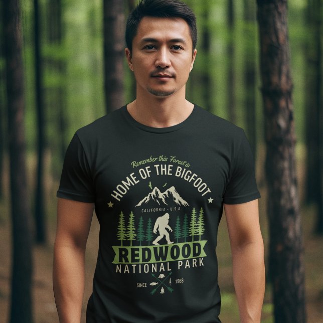 Redwood National Park Home of the Bigfoot T Shirt (Skapare uppladdad)