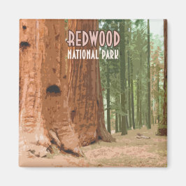 Redwood National Park Kalifornien Magnet