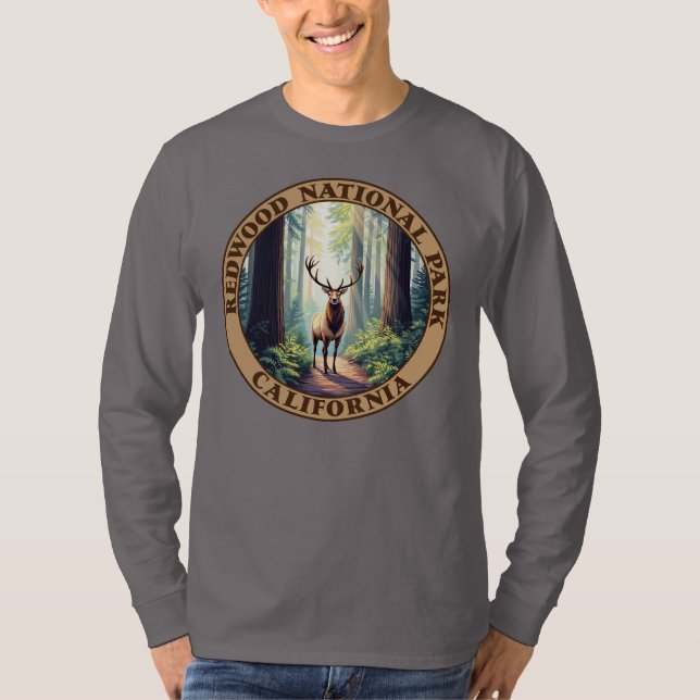 Redwood National Park Kalifornien T Shirt (Framsida)