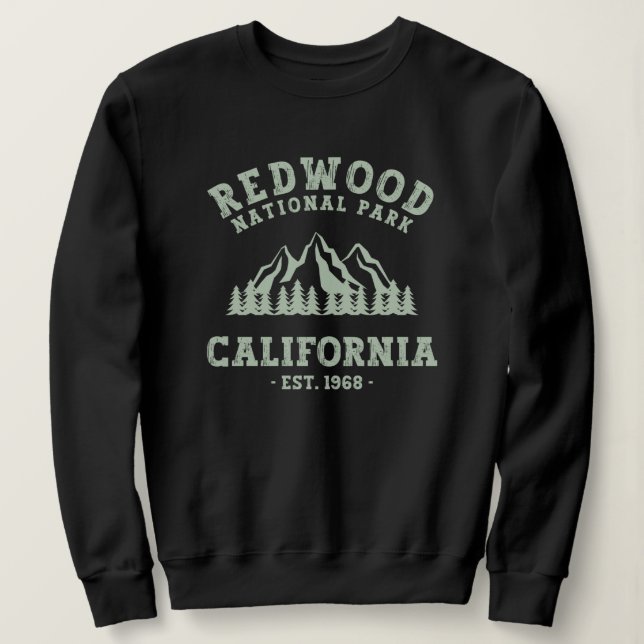 Redwood National Park Kalifornien T Shirt (Design framsida)