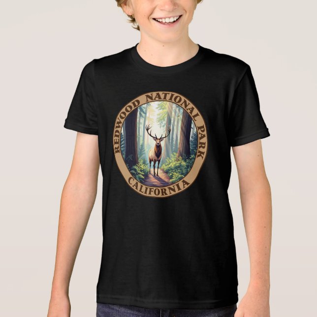 Redwood National Park Kalifornien T Shirt (Framsida)