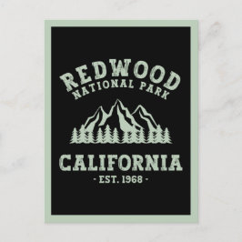 Redwood National Park Kalifornien Vykort
