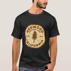 Redwood National Park Kaliforniens berg Redwood T Shirt