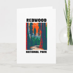 Redwood National Park, Redwood Träd Kort