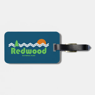 Redwood National Park Retro Bagagebricka