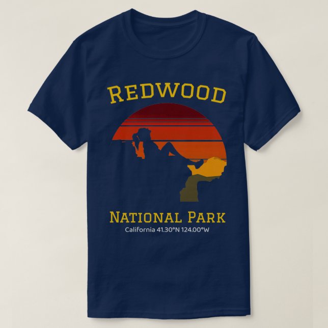 Redwood National Park Vintage T Shirt (Design framsida)