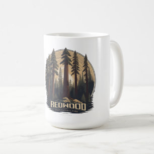 Redwood National State Park, Kustkalin Kalifornien Kaffemugg