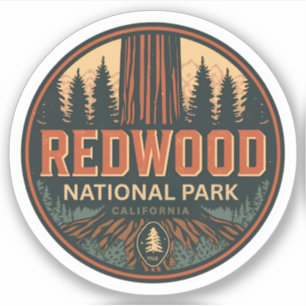 Redwood nationala statliga parken, Kaliforniens ku Klistermärken