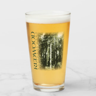 Redwood Pint Glass, nationalparken Tumbler Glaskopp