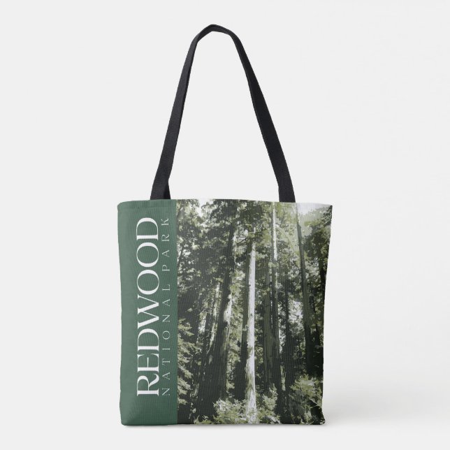 Redwood Tote, nationalparksbag Tygkasse (Baksida)