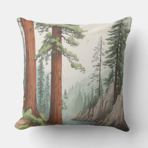 Redwood Träd Kudde