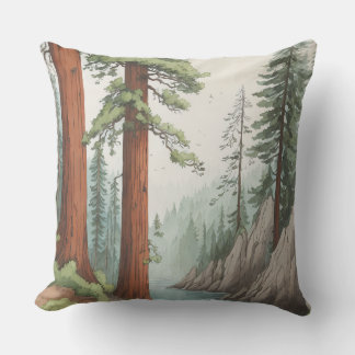 Redwood Träd Kudde