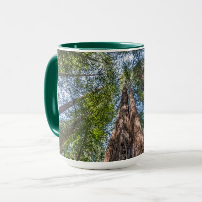Redwood-träd | Marin County, Kalifornien Mugg (Framsida vänster)