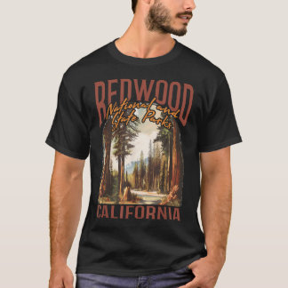 Redwood Usa Nationalpark Vintage California T Shirt