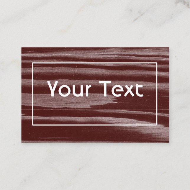 Redwood Visitenkarte Visitkort (Framsida)