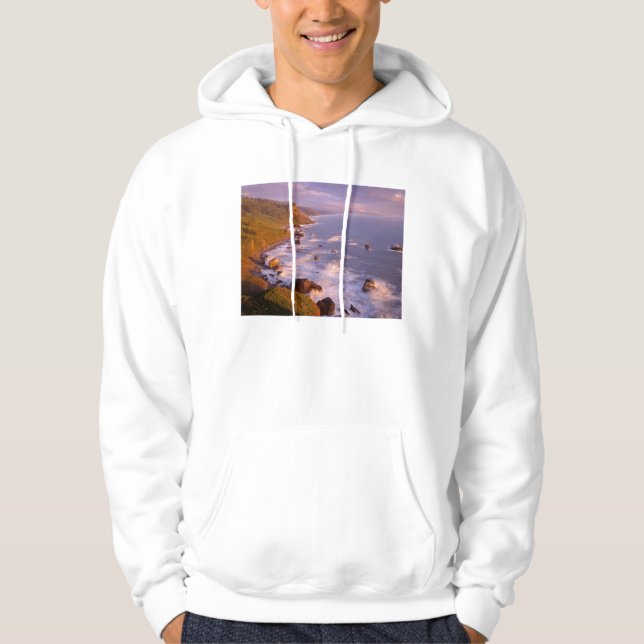 Redwoods kustlinje, Kalifornien Sweatshirt Med Luva (Framsida)