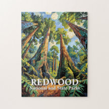 Redwoods Nationalpark Kalifornien Van Gogh Anpassa