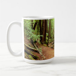 Redwoodskogsflodbotten-mugg Kaffemugg