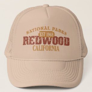 Redwoodträdnationalpark Truckerkeps
