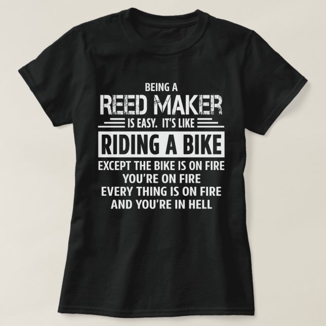 Reed Maker T Shirt (Design framsida)