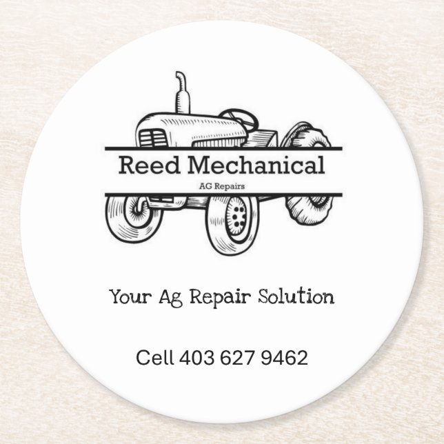 Reed Mechanical Papper Underlägg (Framsidan)