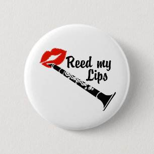 Reed My Läppar Clarinet Knapp