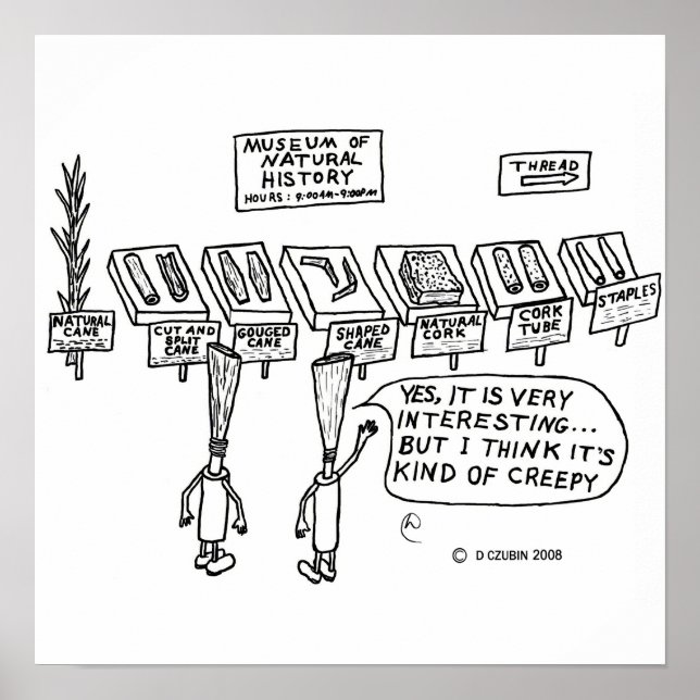 Reed Natural History White Poster (Framsidan)