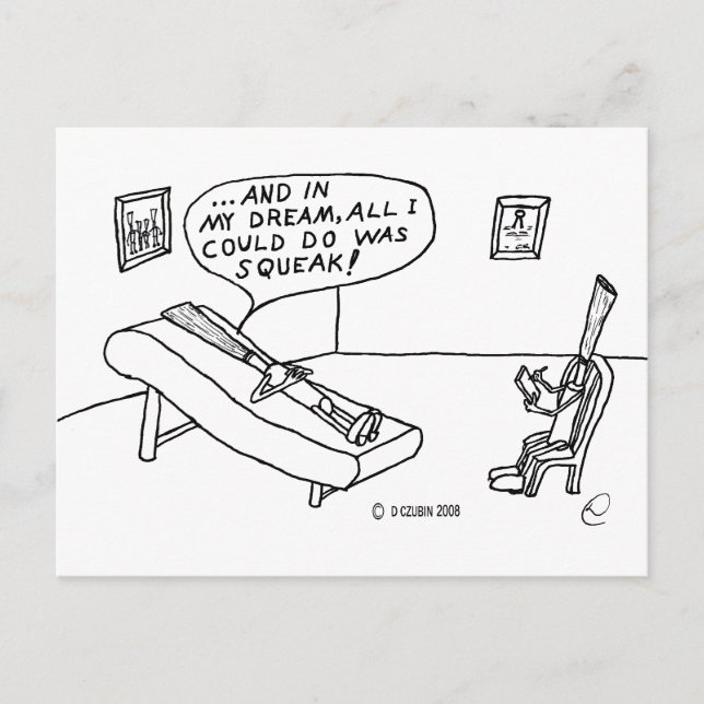 Reed Psycholog Vykort (Framsida)