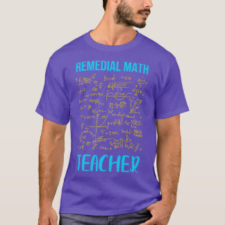 Reedial Math Teacher T Shirt