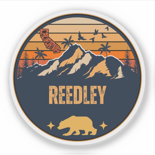 Reedley, Kalifornien Klistermärken (Framsida)