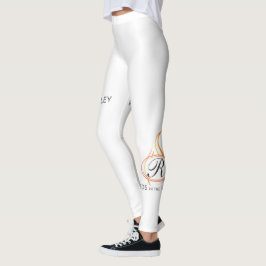 Reeds i Valley Circle R logotyp Yoga Leggings