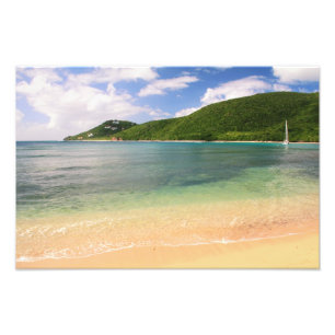 Reef Bay, St. John, Amerikanska Jungfruöarna Fototryck