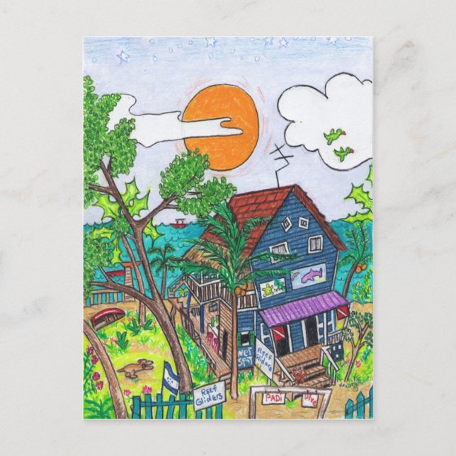 Reef Gliders vykort (Framsida)