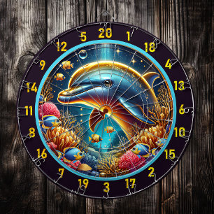 Reef Harmony Dolphin Dartboard Roligt Darttavla