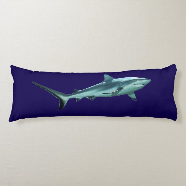 Reefshark - Abstrakt design - Klipp ut ur ett foto Kroppskudde (Framsidan)