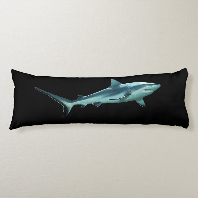 Reefshark - Abstrakt design - Klipp ut ur ett foto Kroppskudde (Framsidan)