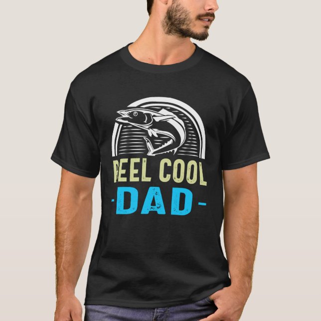 Reel Cool Dad Fishing Swordfish Fathers Day T Shirt (Framsida)