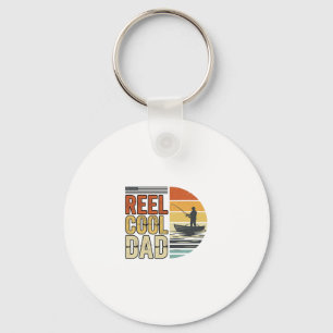 Reel Cool Dad Vintage Fisketräja Design_1 Nyckelring