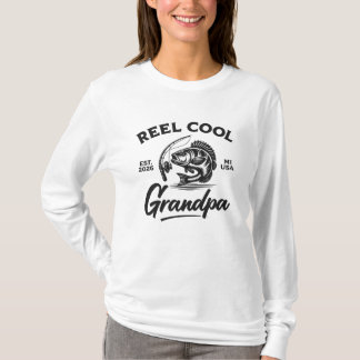 Reel Cool Farfar Fisketräja – Rolig Fiskare  T Shirt