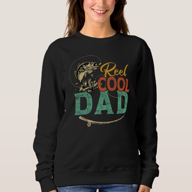 Reel Cool Papa Fishing Dad   Father's Day Fisherma T Shirt (Framsida)