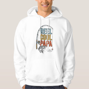Reel Cool Papa Fisketräja Design_1 Hoodie