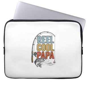 Reel Cool Papa Fisketräja Design_1 Laptop Fodral