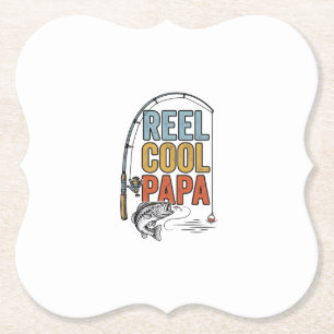 Reel Cool Papa Fisketräja Design_1 Underlägg Papper